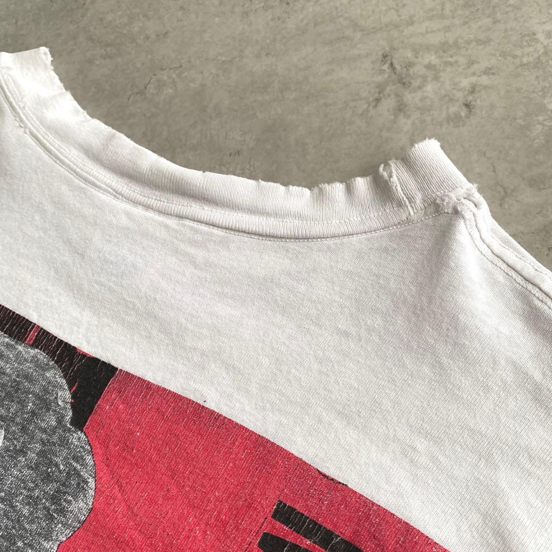 80s 90s MINOR THREAT ロンT Tシャツ USA製 白 XL