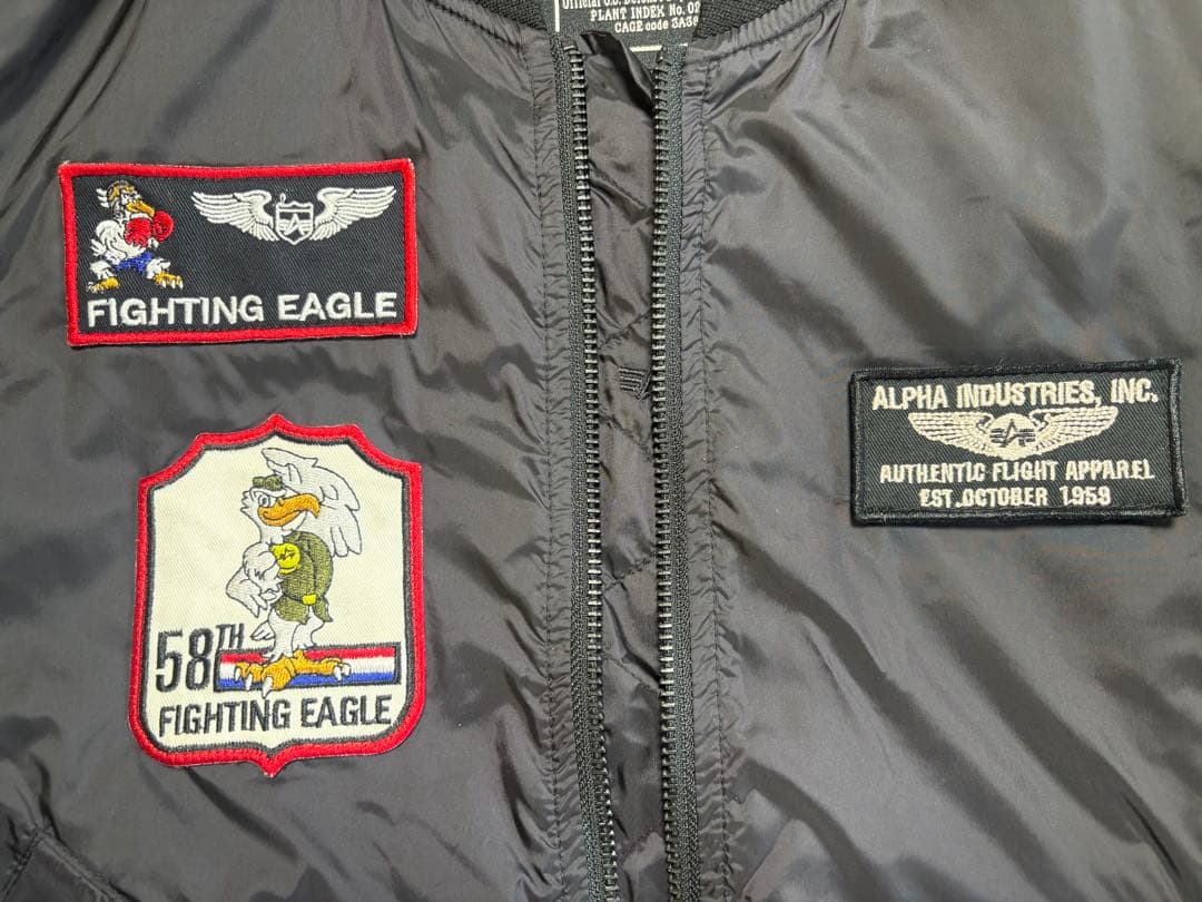 f*5様 リボン追加　Alpha Industries MA-1 フライトジャケ