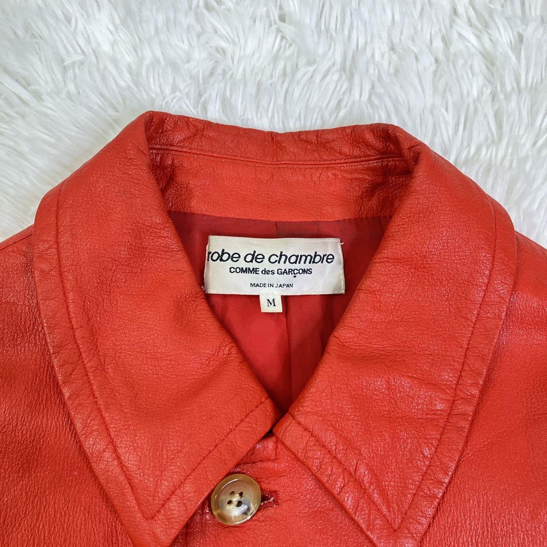 【希少】COMME des GARCONS コムデギャルソン　レザーコート　M