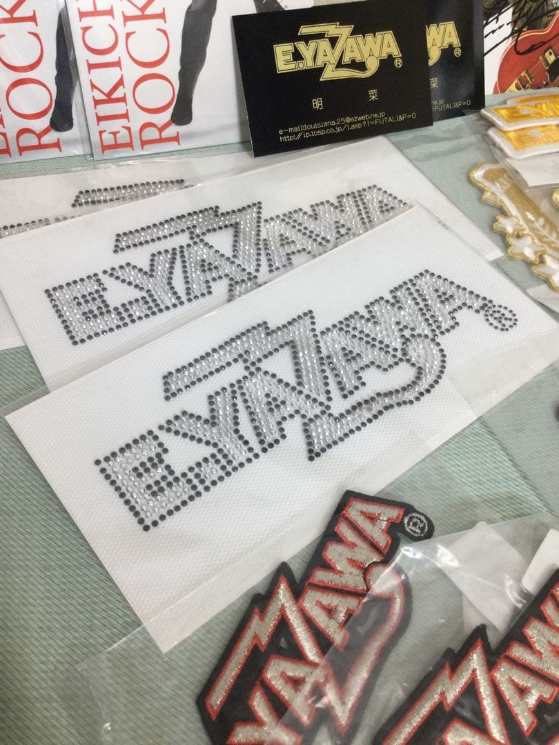 矢沢永吉 グッズ SET ステッカー ワッペン シール 等　E.YAZAWA