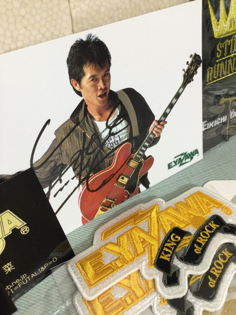 矢沢永吉 グッズ SET ステッカー ワッペン シール 等　E.YAZAWA