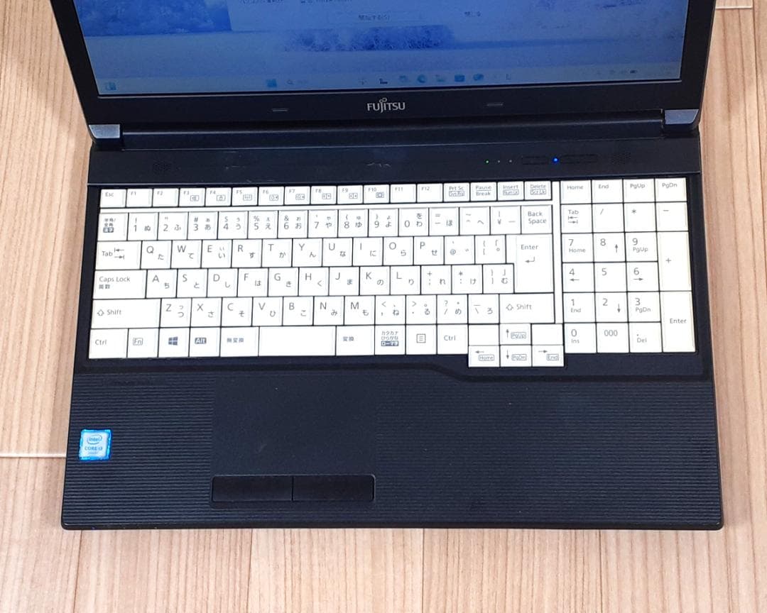 ノートPC Fujitsu 15.6インチwindows11 DVDドライブ搭載