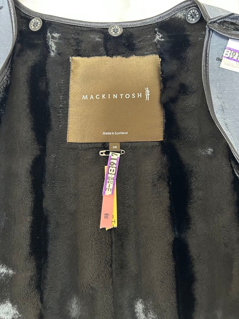 ☆マッキントッシュ☆ ビスコーストレンチコート　ネイビー36