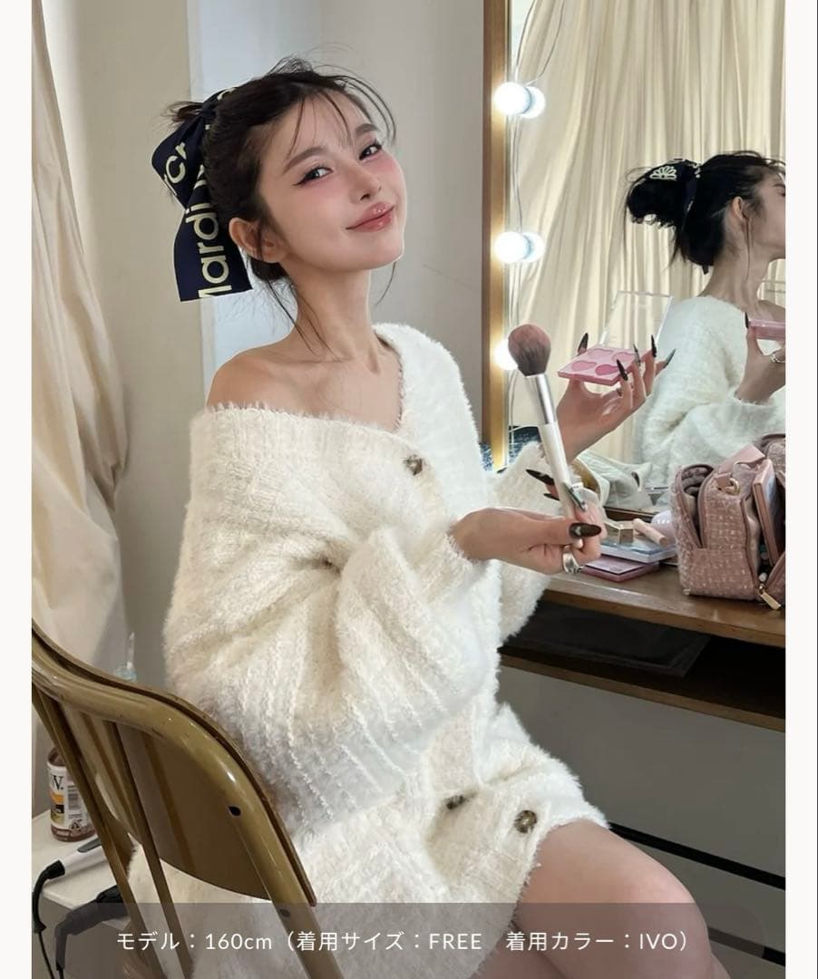 新品❣️即買い❣️Darich モールボリュームニットカーディガン ❣️55%OFF❣️