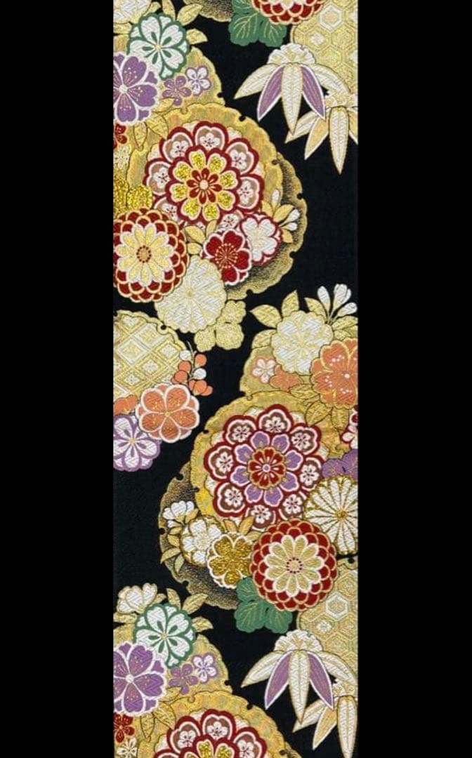 最高級　振り袖　フルセット　別誂長襦袢付　手描き　金彩　刺繍　絞り　長尺　769
