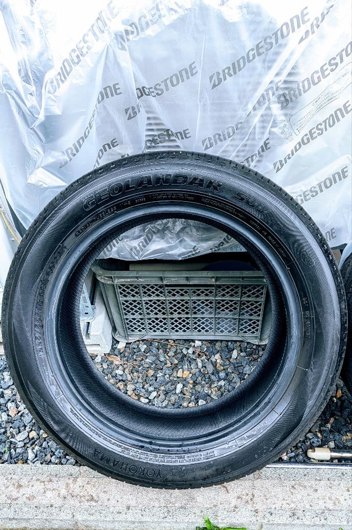デリカD5純正タイヤ4本 GEOLANDAR SUV 225/55R18
