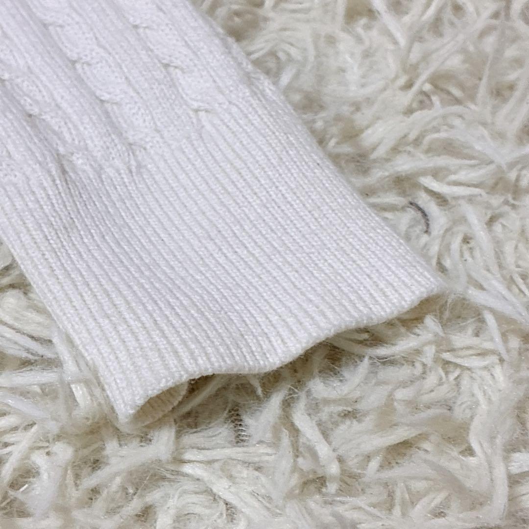 POLO RALPH LAUREN ポニー刺繍　ケーブルニットカーディガン