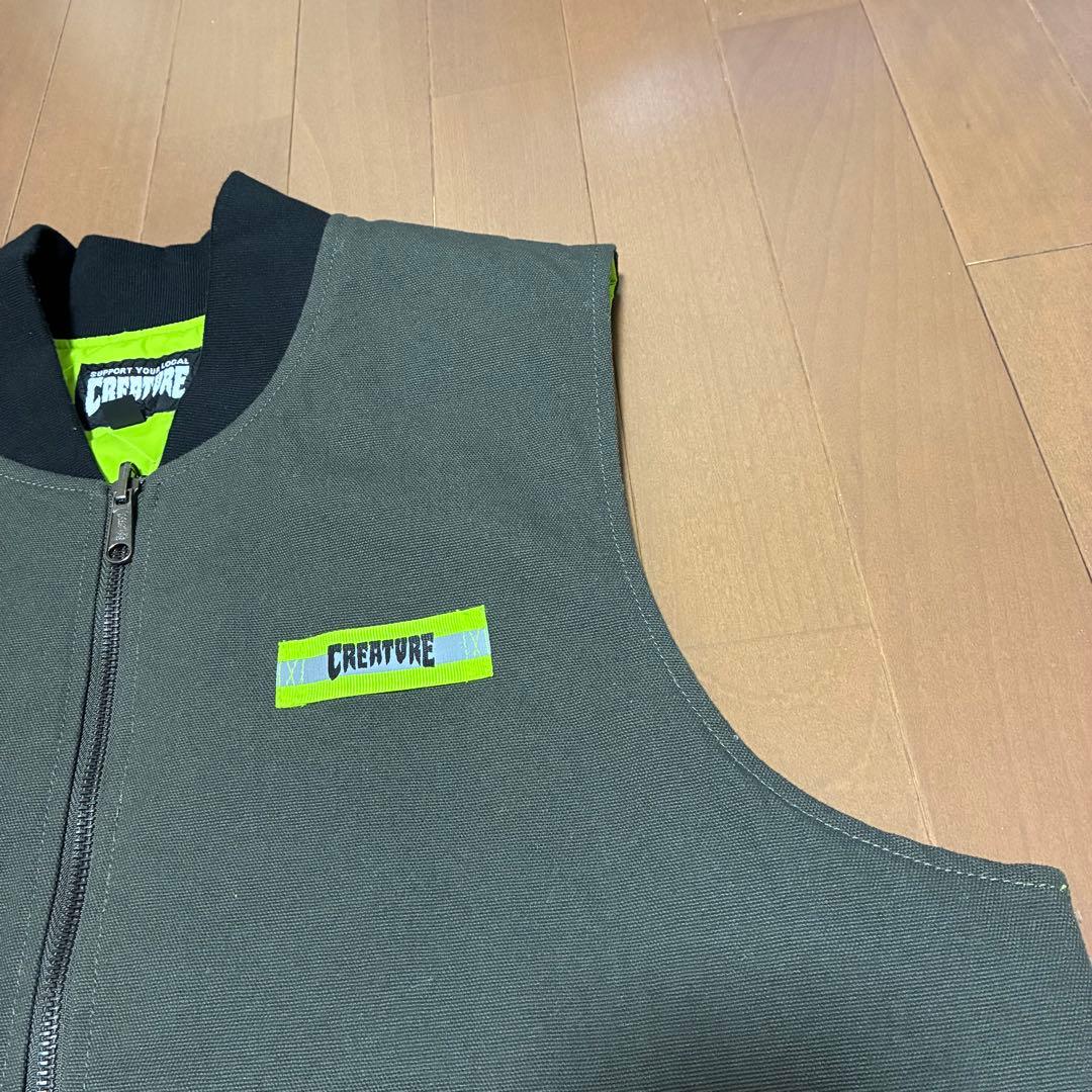 CREATURE クリーチャー ワークベスト M リバーシブル