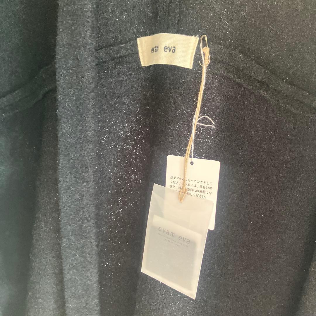 値下げ【美品】evam eva プレスウール　ローブコート
