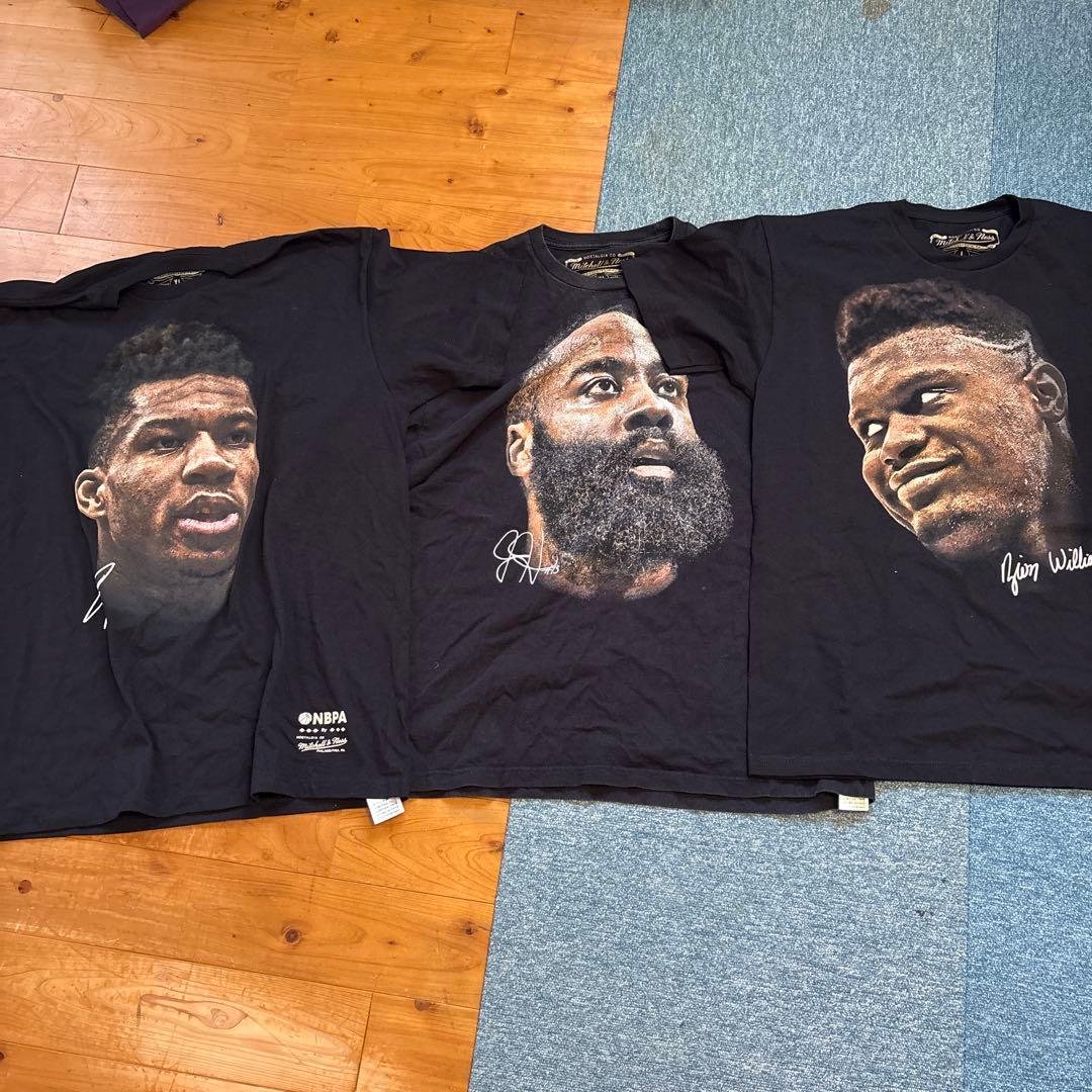 Mitchell&Ness ビックフェイスT 3枚セット NBA