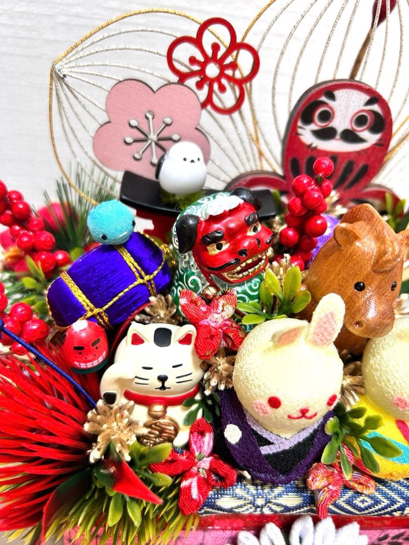 ✴︎お正月オブジェ✴︎ちりめん人形と招き猫✴︎2026✴︎専用✴︎