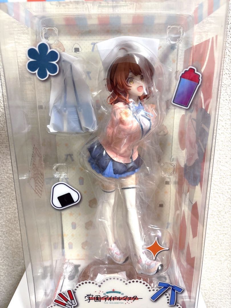 ア*ス様 【あみあみ限定特典付】学園アイドルマスター 花海佑芽 1/7スケール