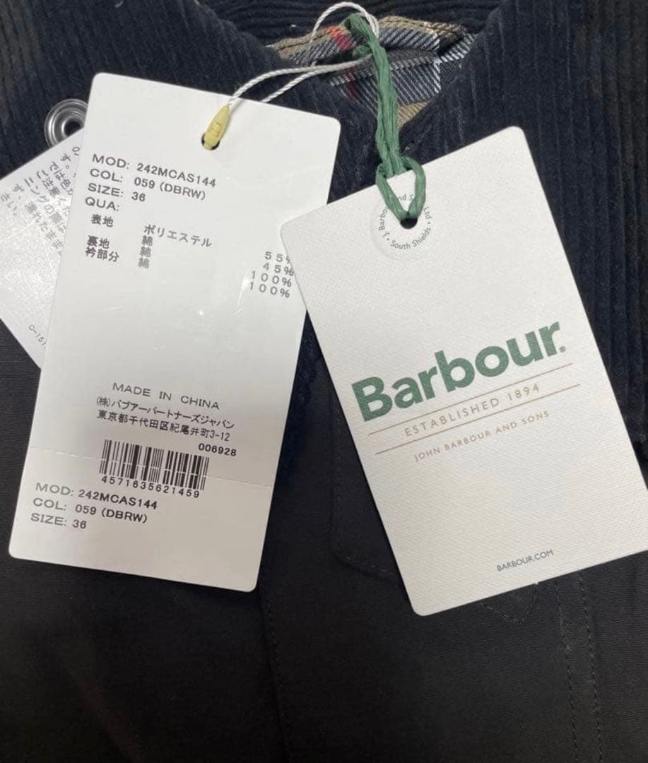 【新品未使用】Barbour バブアー BEAVER別注 TRANSPORT