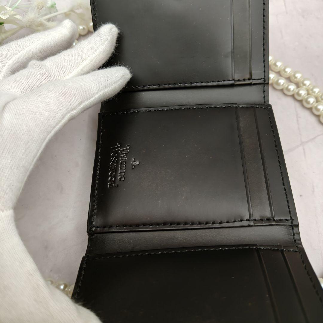 美品　Vivienne Westwood 三つ折り財布 がま口 ブラック