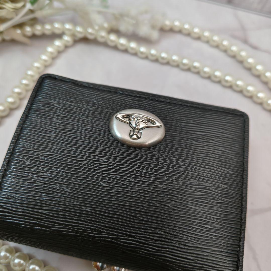美品　Vivienne Westwood 三つ折り財布 がま口 ブラック