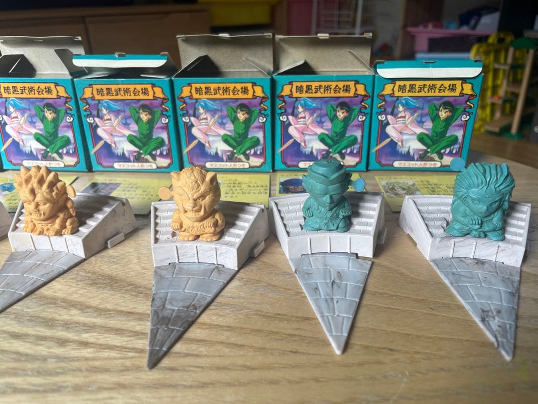 森永チョコスナック 幽遊白書 暗黒武術会場 消しゴムフィギュア