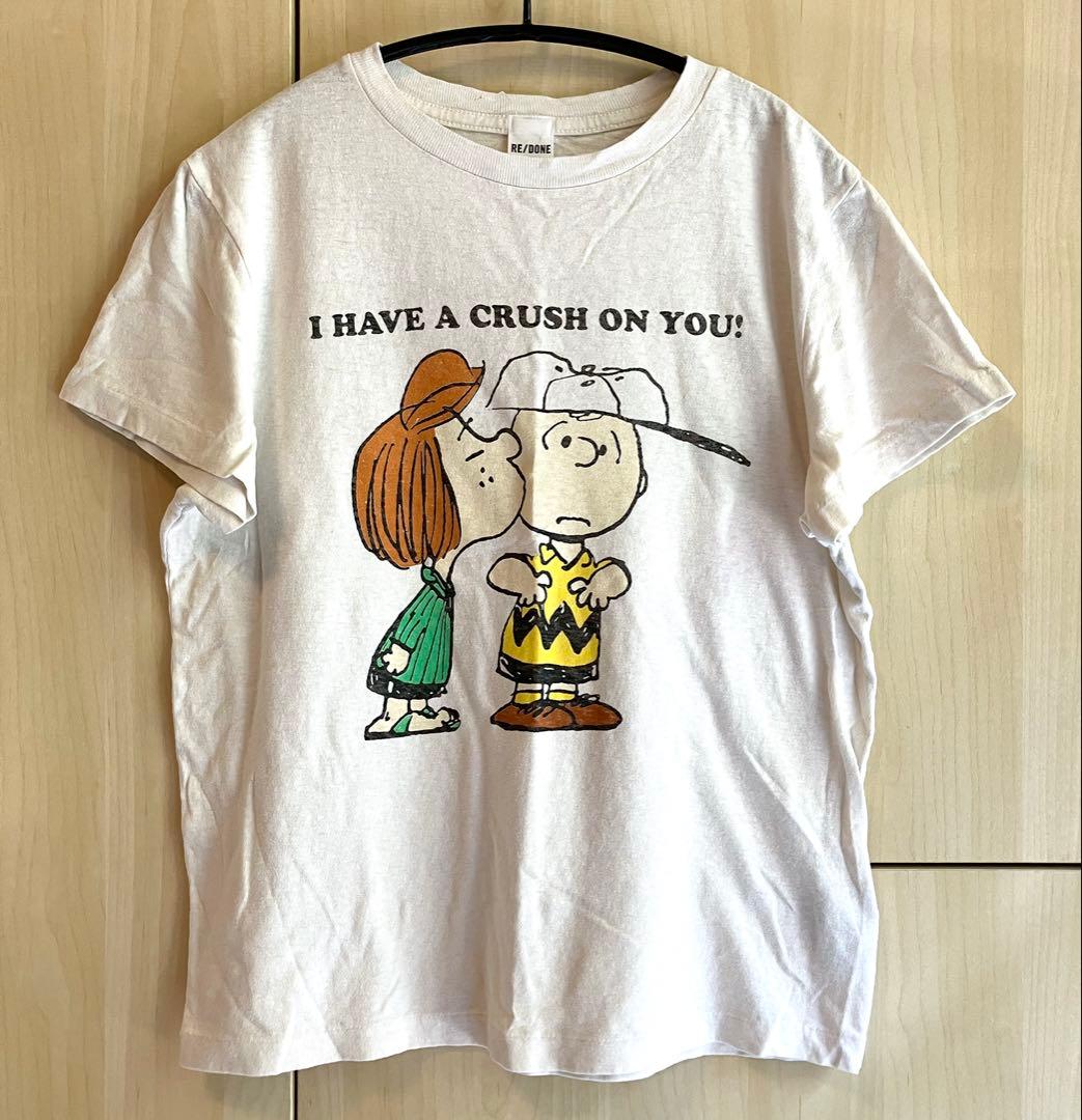 【RE/DONE/リダン】CLASSIC TEE PEANUTS CRUSH S