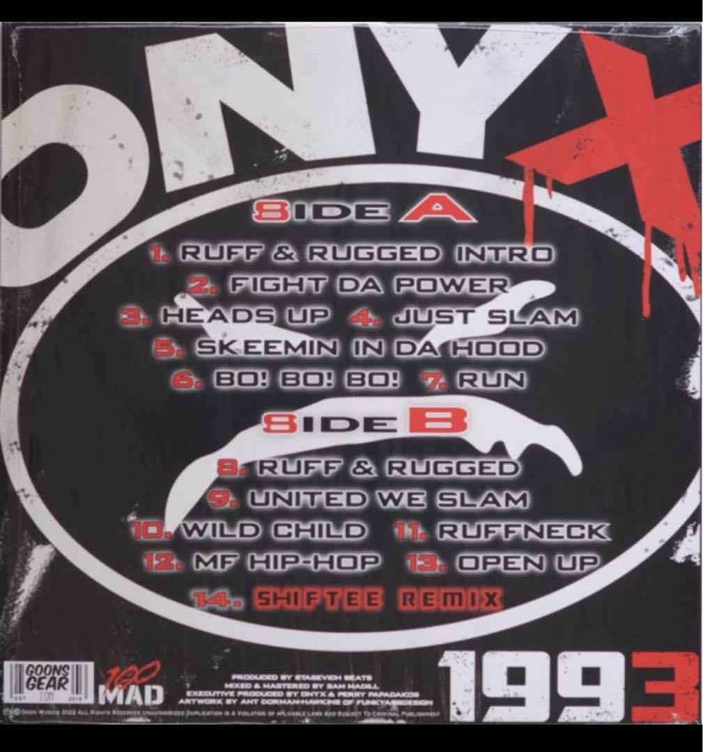 Onyx 1993 Vinyl LP レア Marble Vinyl