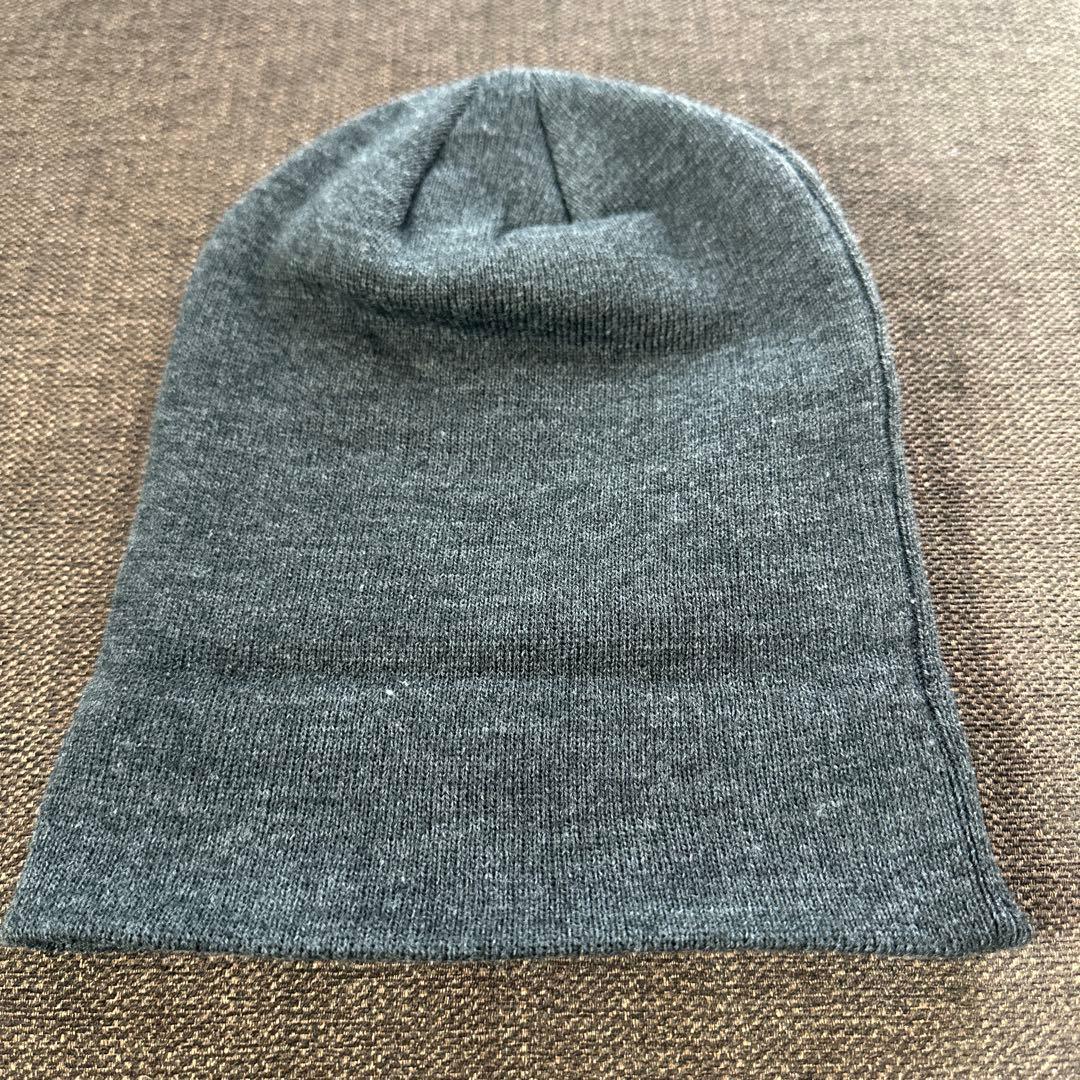 あSupreme☆ニットビーニー帽☆グレー☆未使用品☆正規保証！