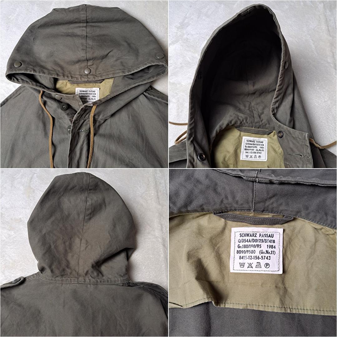 ドイツ軍 80s フィールドパーカ ボアライナー付き XL