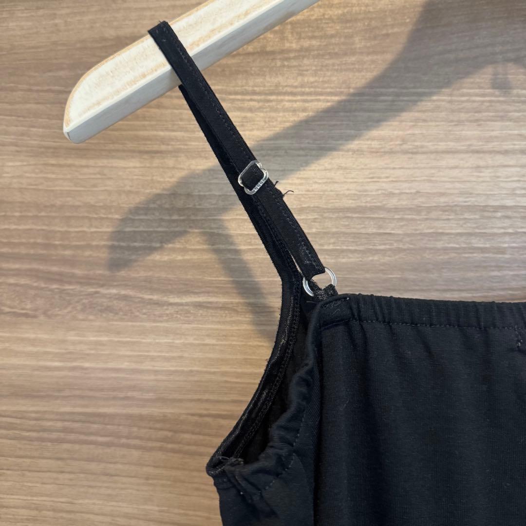 【希少】00s 美品 axes femme ビッグ リボン キャミソール 黒 M