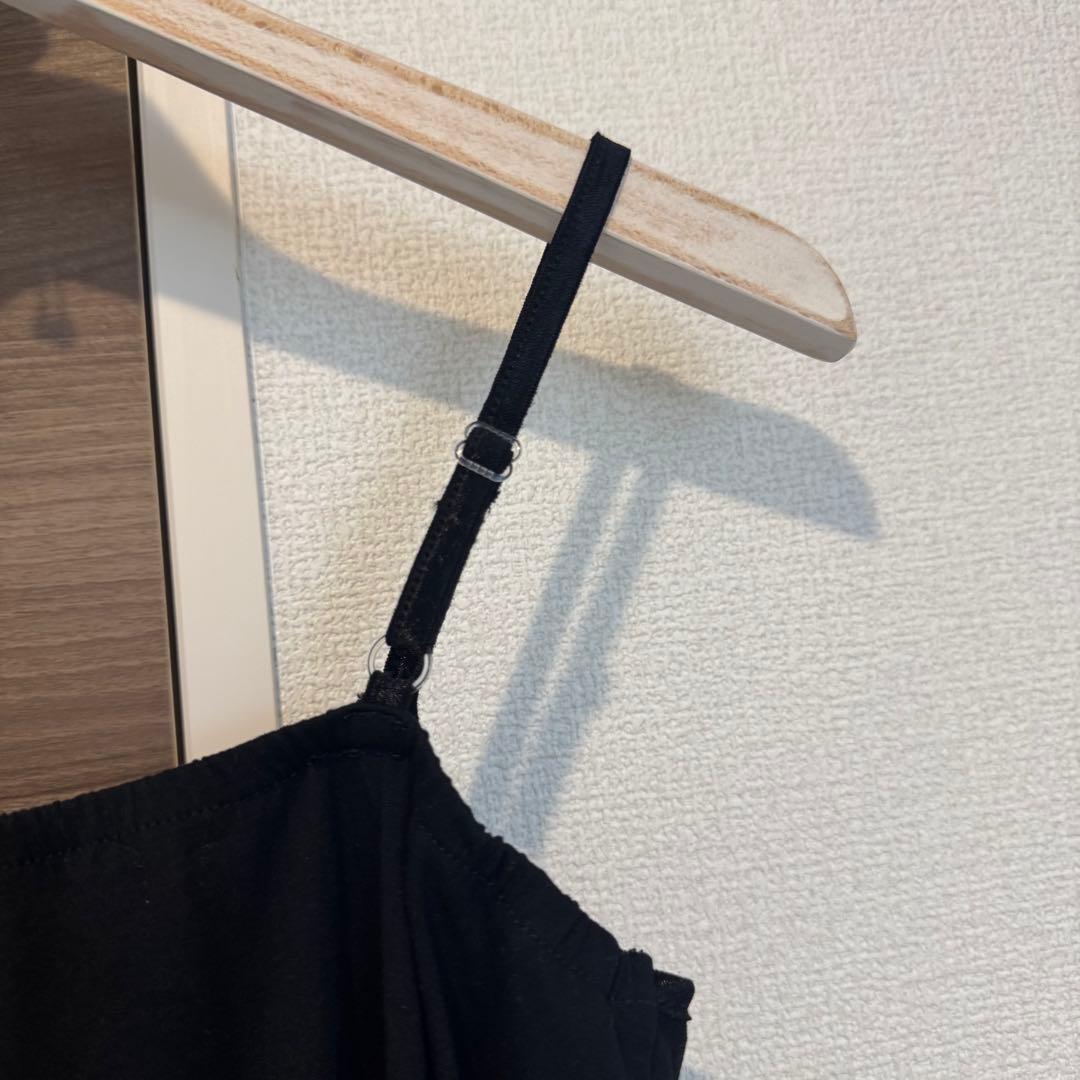【希少】00s 美品 axes femme ビッグ リボン キャミソール 黒 M