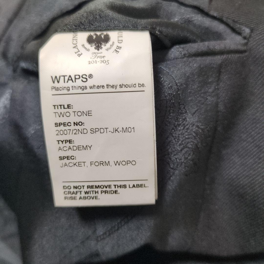 WTAPS ダブルタップス ACADEMY ジャケット ブレザー ブラック