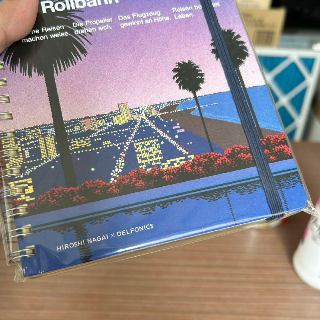 廃番 永井博 × ロルバーン ポケット付メモ 3冊コンプセット