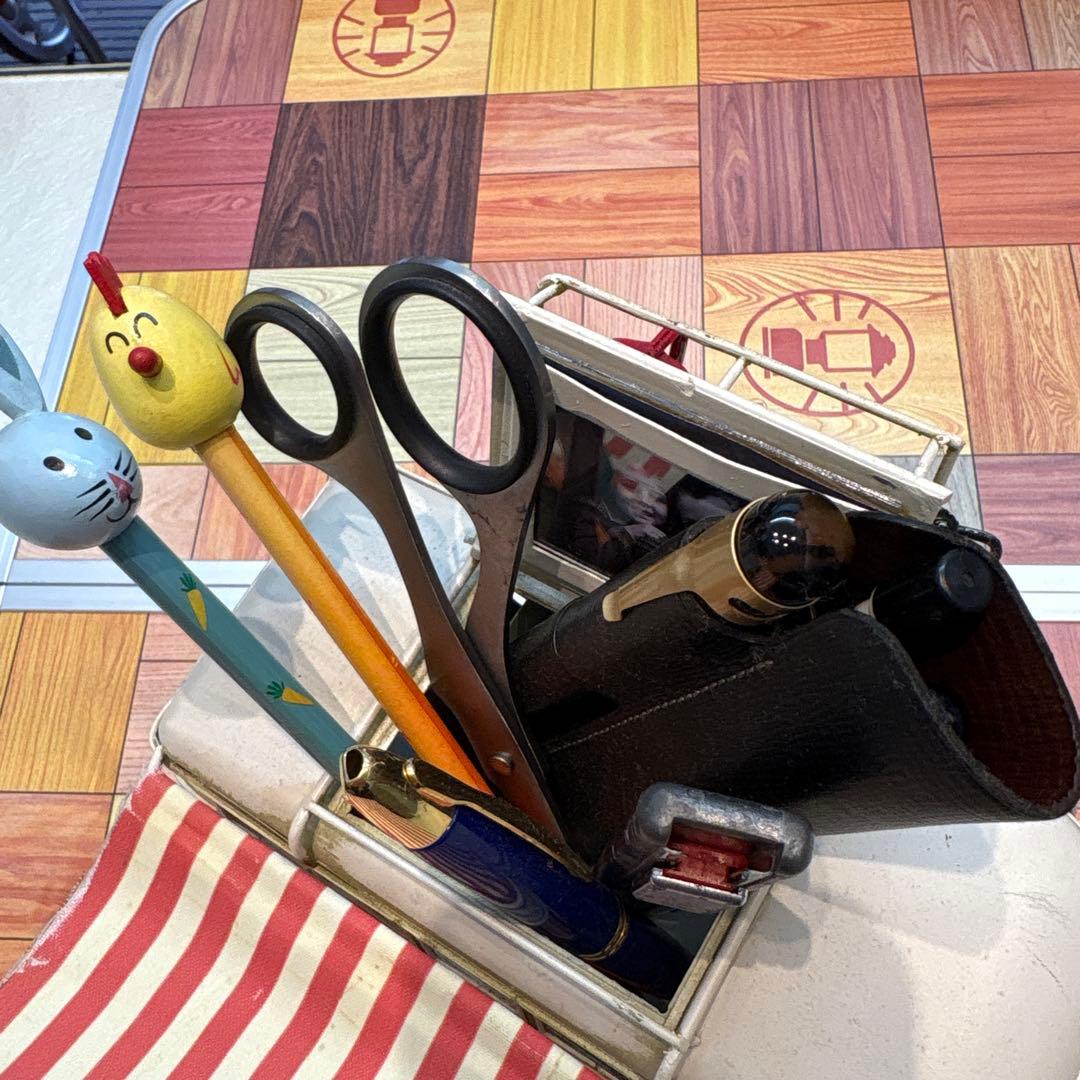 ワーゲンキャンピングカー　写真入れ　レトロカー　ユーズド加工