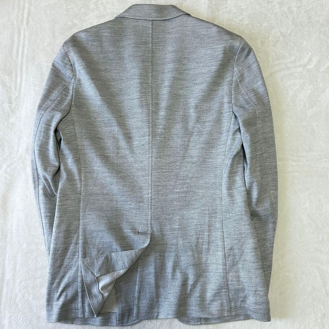 美品 セオリー 現行 リネン コットン ジャージー ジャケット38 CARLUN