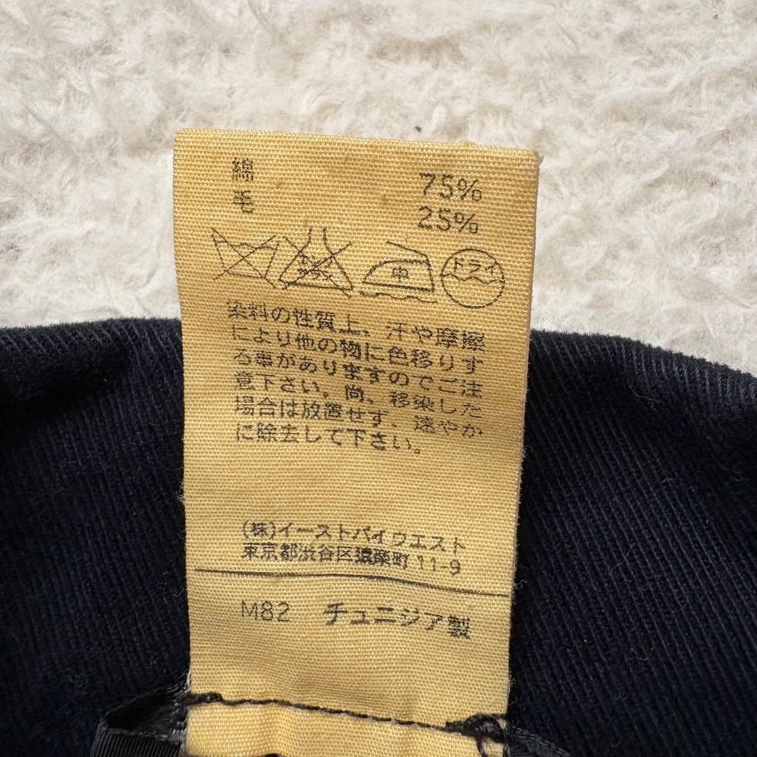 A.P.C. ミリタリー風ジャケット コットンウール　濃紺　チュニジア製　S