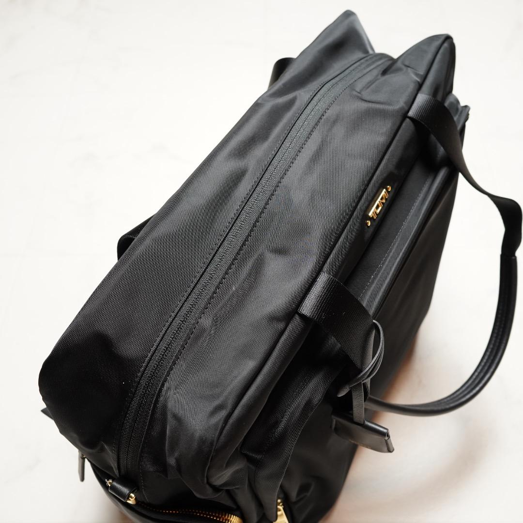 TUMI ボストンバッグ ブラック ナイロン ストラップ