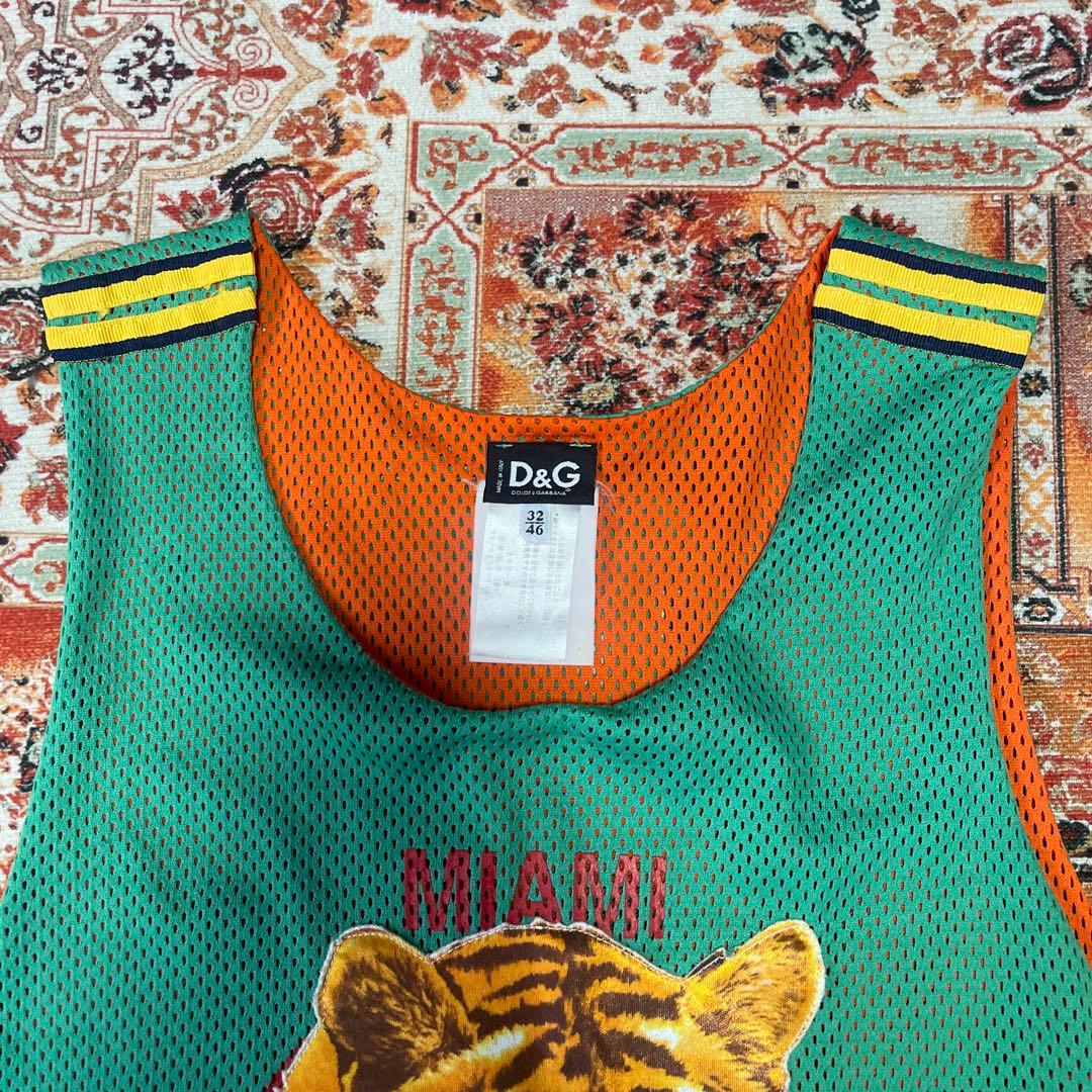 希少　レア　DOLCE&GABBANA メッシュ　バスケ　タンクトップ スポーツ