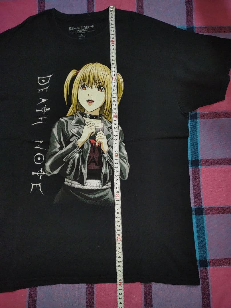 DEATH NOTE ミサミサ 弥海砂 アニメ Tシャツ ブラック Lサイズ