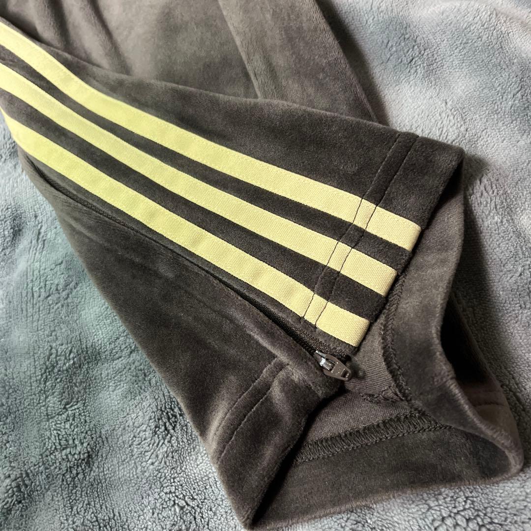 adidas メンズファイヤーバー ド ベロア トラック ジャージ XS