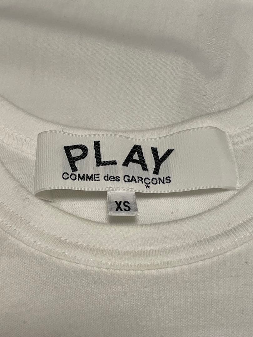 COMME des GARCONS PLAY ラインストーン Tシャツ