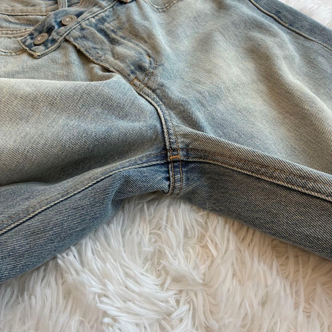 人気完売デニム✨️CROSS WAIST WIDE STRAIGHT 0 マウジー