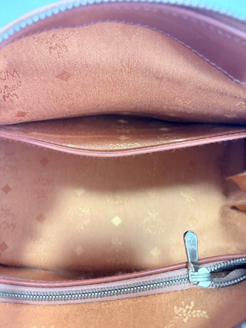 エムシーエム MCM ミニボストン レディース レザー ブラウン
