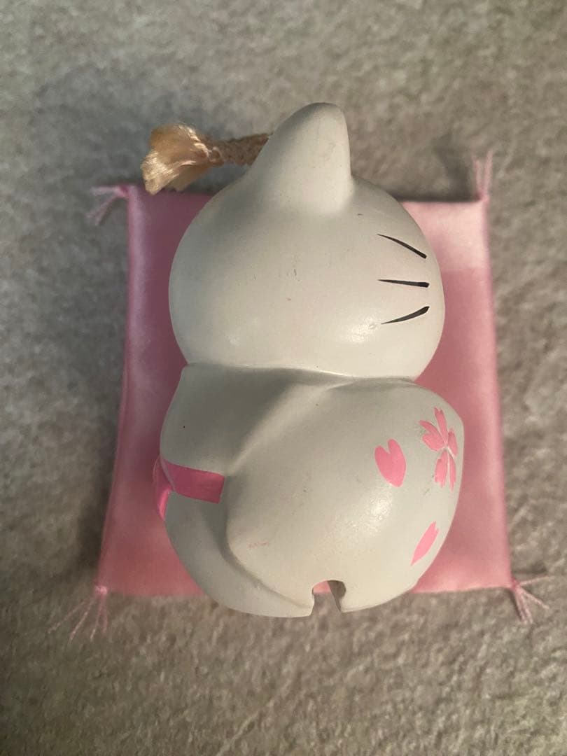 2001年物☆サンリオ ハローキティ 陶器置物 2体セット ビンテージ品