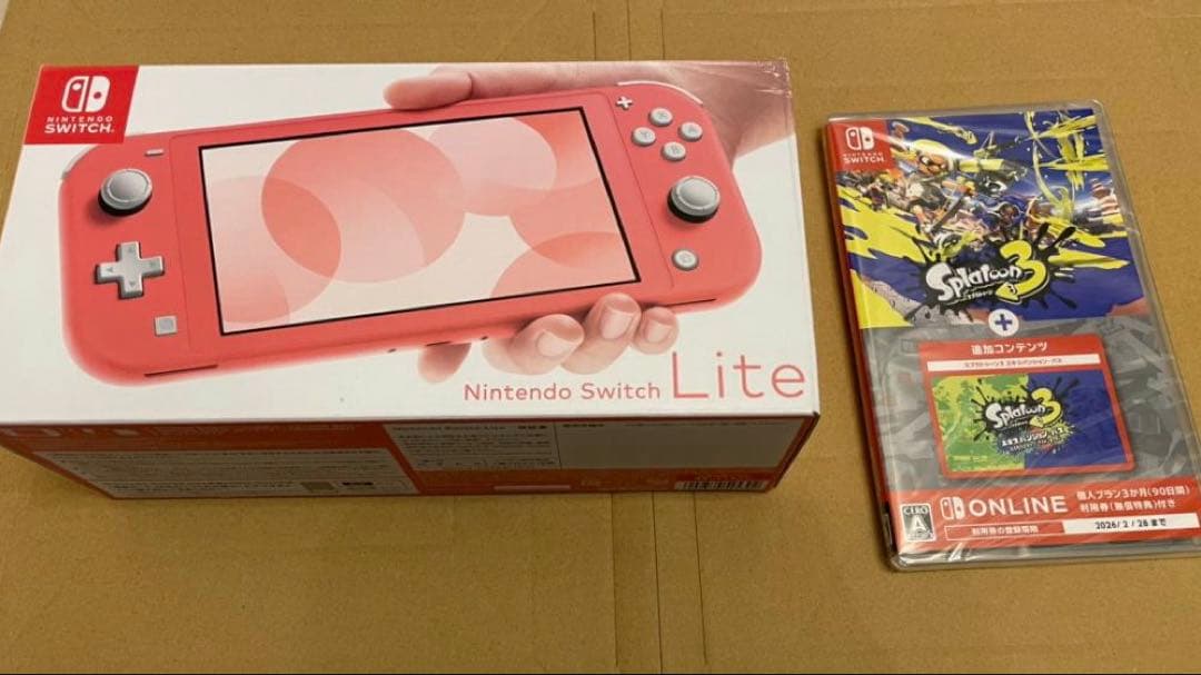 【本体・ソフトセット新品未使用】Nintendo Switch Lite スプラ