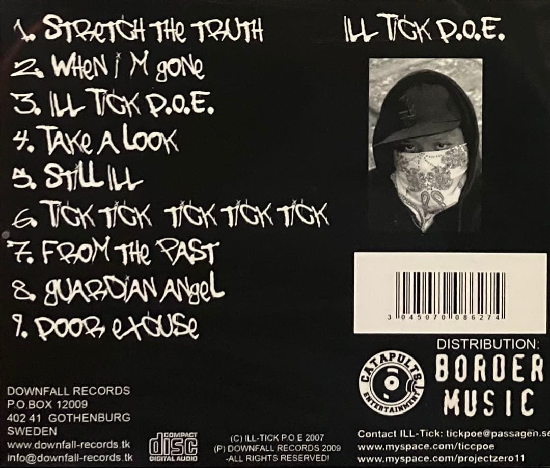洋楽 G-RAP ILL-TICK P.O.E