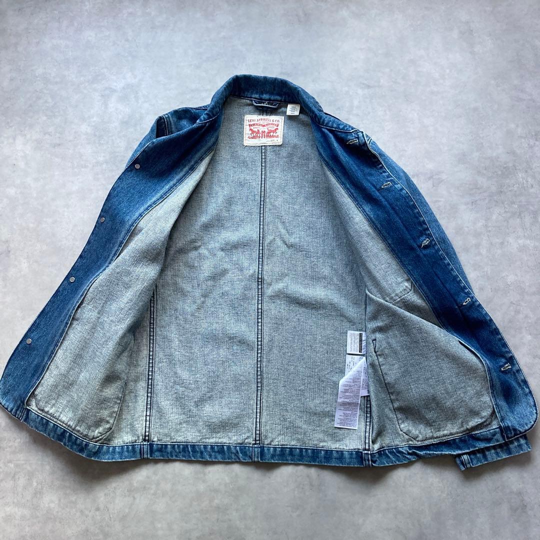 美品 リーバイス カバーオール デニムジャケット 19294 エンジニアコートS