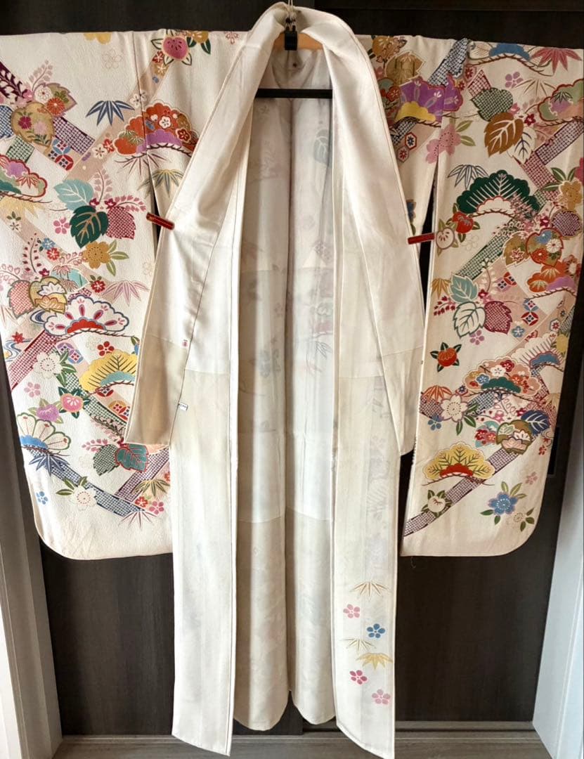 【極美品】振袖6点セット 華やか 古典柄 式典 フルセット可 No46/6 ②
