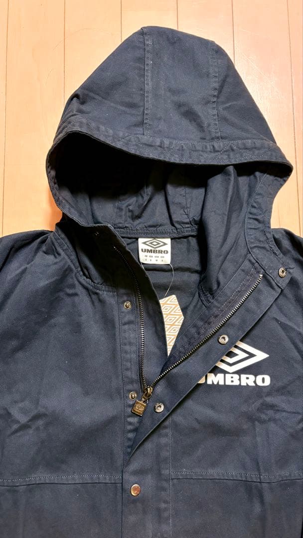 タグ付き Umbro drill top parkaドリルトップ パーカ