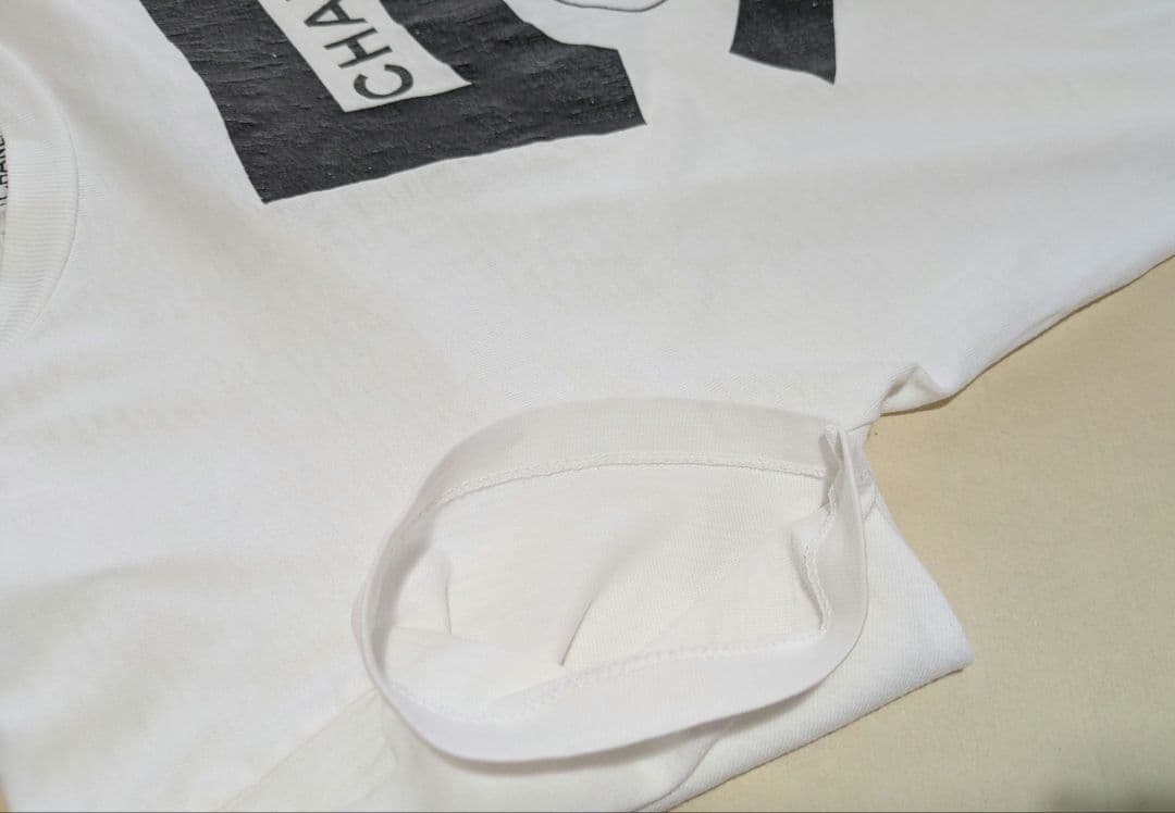 お*き様 CHANEL ヴィンテージ　5 ロゴ Tシャツ ホワイト