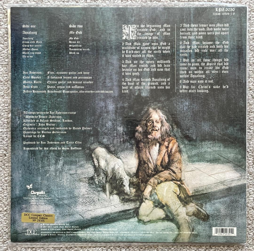 ジェスロ・タル『Aqualung』180g レコード DCC（LPZ-2030）