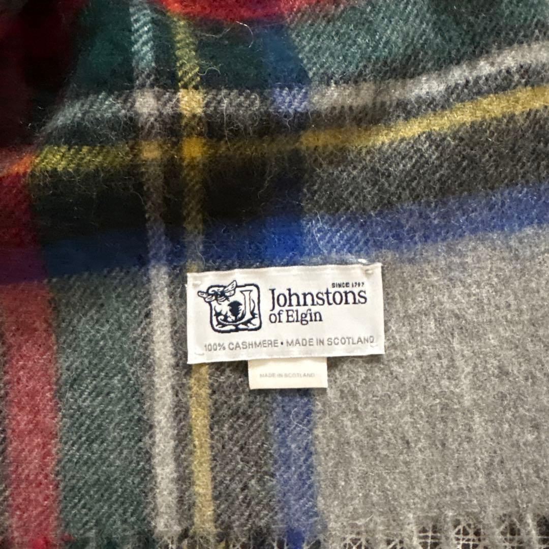 Johnstons ジョンストンズ カシミアストール 大判　マフラー