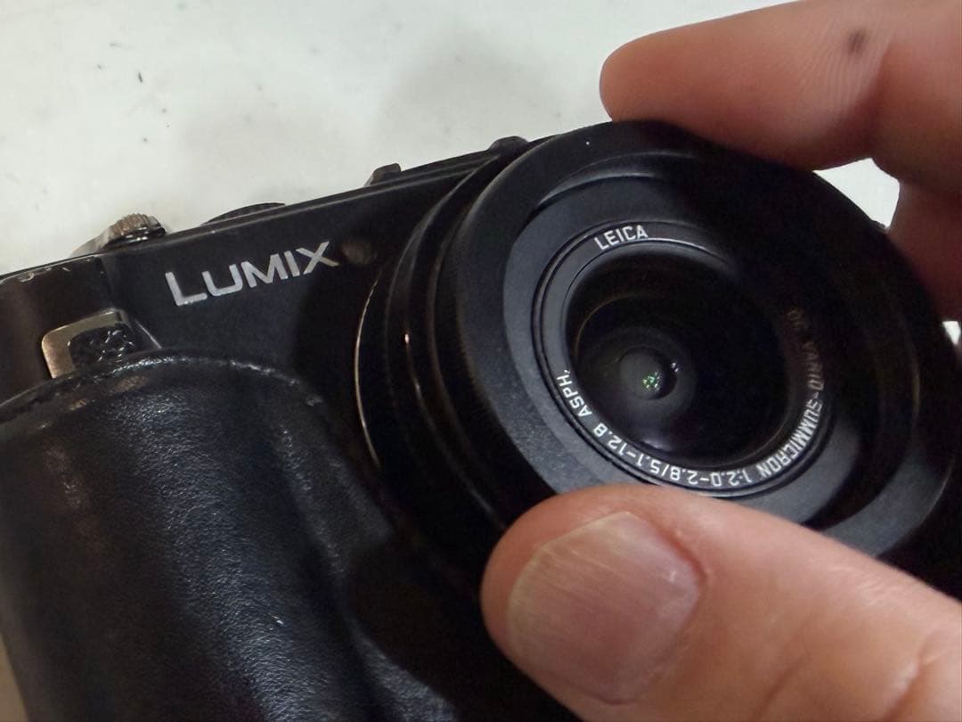 LUMIX DMC-LX3【防湿庫保管】革ケース・ワイコン予備バッテリー付