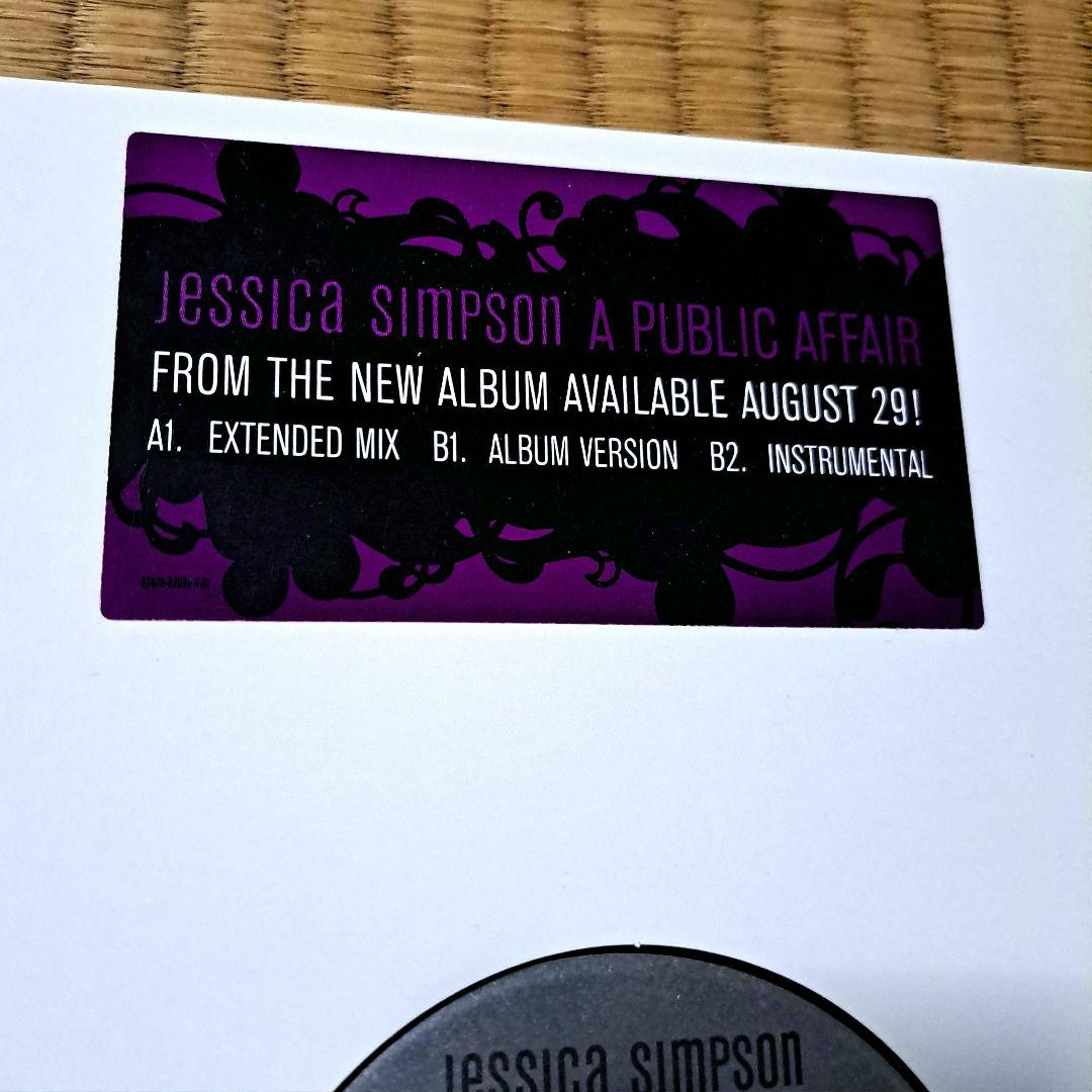 Jessica Simpson　A Public Affair　レコード　プロモ