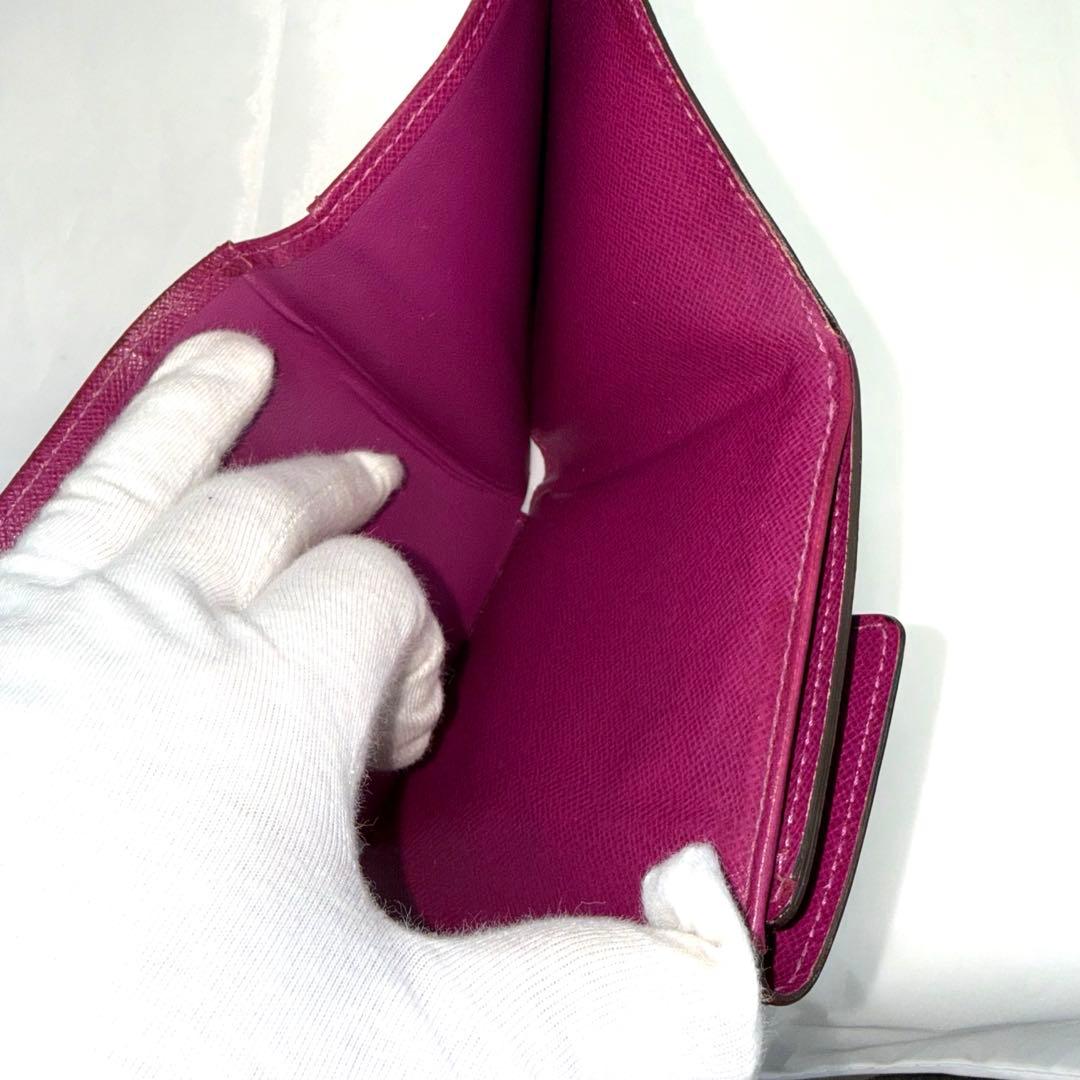 ✨美品✨ルイヴィトン エピ 三つ折り 財布 パープル